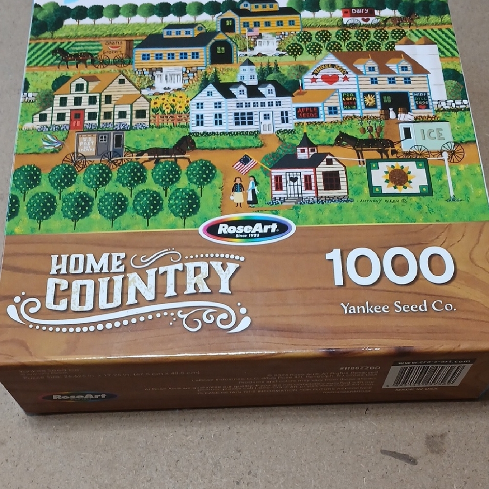 Home Country Puzzle - 1000 Pieces - Multicolor